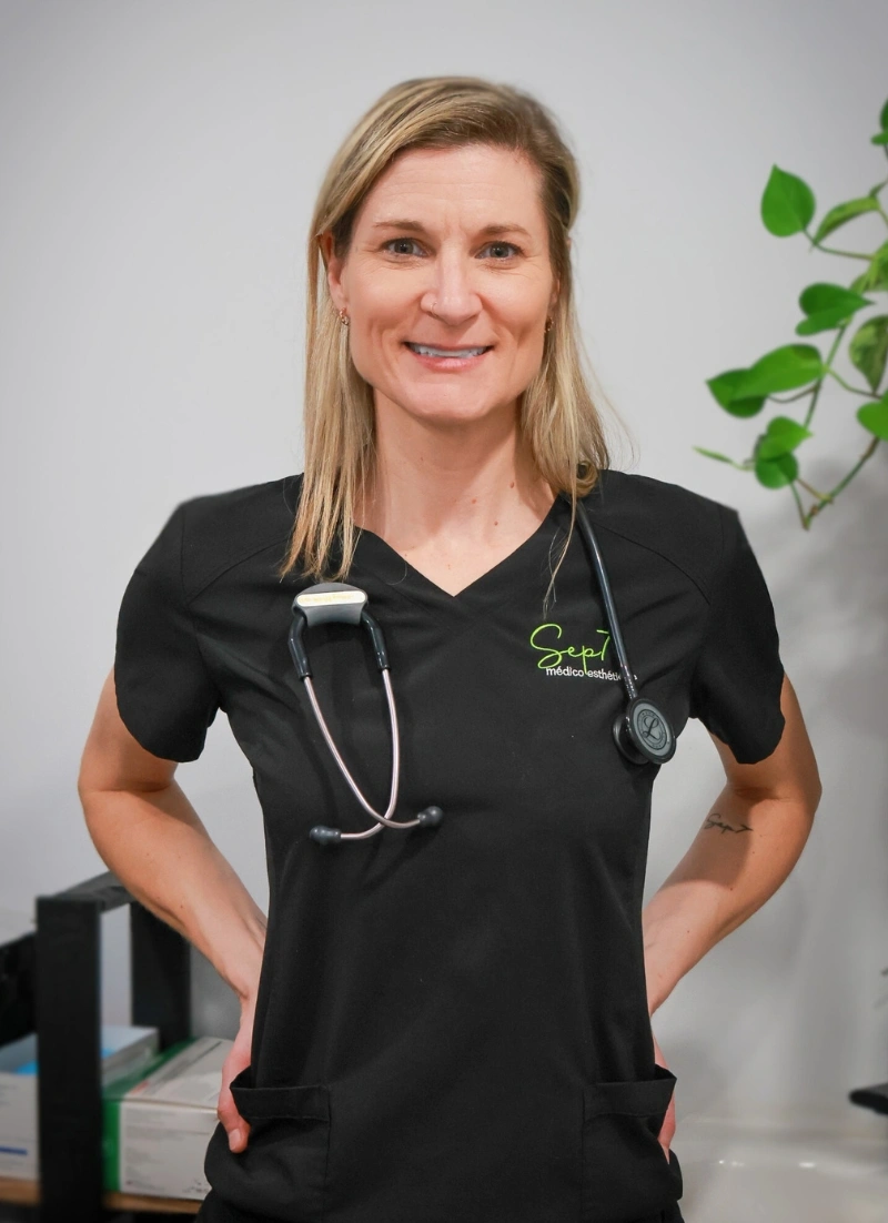 emilie lemay infirmiere clinicienne equipe sept medico esthétique